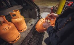cara aman membawa tabung gas di mobil